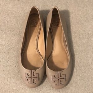 Tory Burch French Grey Flat 8.5